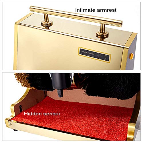 Calzado Pulidora eléctrica, de polvo automática de inducción tratamiento de eliminación con zapatos de cepillo de limpieza Kit Multi cepillo pulidor adecuados for el Hotel Hall Centro de Ventas Club,