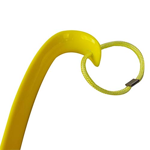 Calzador de plástico para zapatos, 43 cm, Amarillo, Mobiclinic