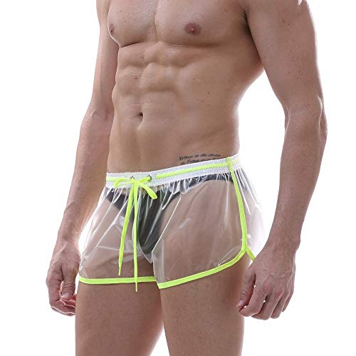 Calzoncillos Boxer Hombre, LANSKIRT Slip Hombre Sexy Transparente Ropa Interior de Verano de Perspectiva y Impermeable Tangas Braguitas Atractiva Moda Lenceria