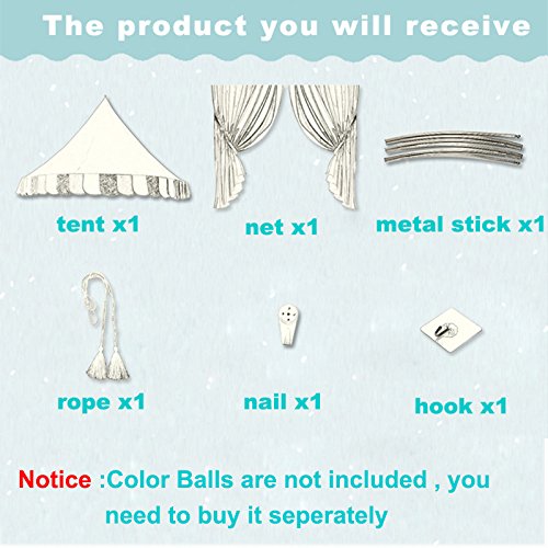 Cama con Dosel para Niños Mosquitero de Cuna Bebe Tienda de Campaña Niños Decoración de la Habitación NTE002