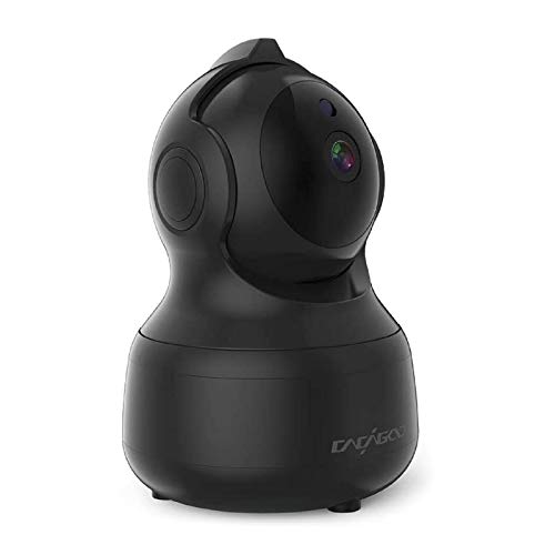 Cámara IP WiFi 1080P CACAG00,Cámara de Vigilancia Interior Inalámbrico 2.4G,Almacenamiento en la Nube,Audio bidireccional,detección de Movimiento con Alarma,visión Nocturna
