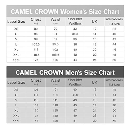 CAMEL CROWN Chaqueta sin Mangas Chaleco de Forro Polar Hombre al Aire Libre con Bolsillos y Cremallera Fleece Vest