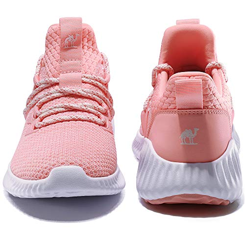 CAMEL CROWN Zapatillas de Deporte para Mujer, Zapatos de Running, Zapatos Deportivos Caminar Gimnasia Ligero Fitness Casual Sneakers Outdoor Calzado con Cordones