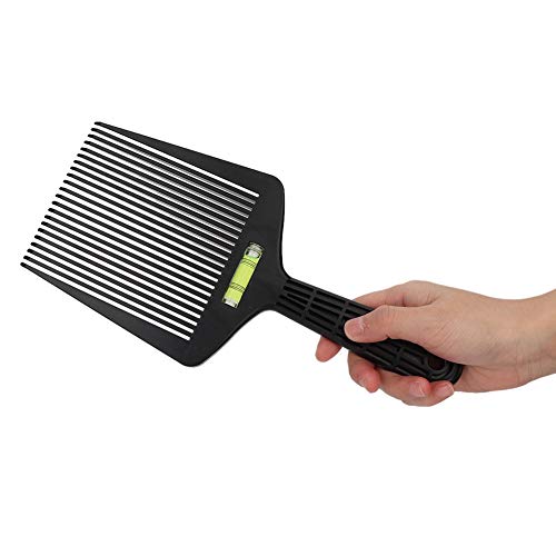 Camidy Peine de Nivel para Cortar El Cabello Peine de Peinado Plano Superior Dientes Grandes Nivelación de Agua Peine de Peluquería Peine de Peinado para Salón de Belleza