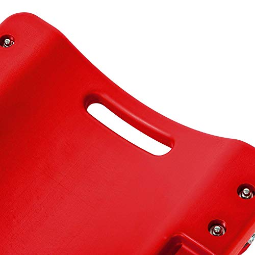 CAMILLA DE PLASTICO PARA MECANICO CON BANDEJAS LATERALES