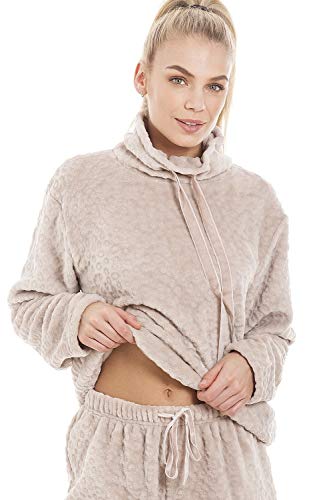 Camille Conjuntos de Pijama de Felpa para Mujer Supersoft 36/38 Mink