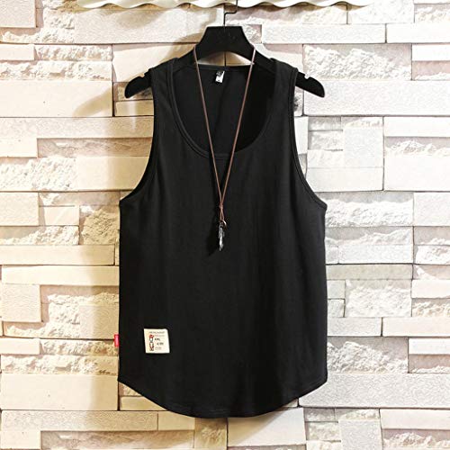 Camiseta con Capucha de Tirantes Deportes para Hombre, Tops Camisa sin Mangas de Verano Fitness, Mens Tank Tops Sleeveless Gym Shirts, Sauna Chaleco,Faja Reductora,Trajes de sudoración