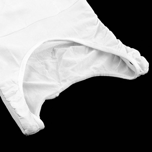 Camiseta de tirantes elástica, para esculpir el cuerpo, modeladora, adelgazante, de color blanco