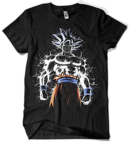 Camisetas La Colmena 4030-Dragon Ball - Ultra Instinct Splatter (albertocubatas) XL