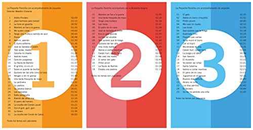 Canciones Infantiles Clásicos de Siempre: La Pequeña Pandilla (3 CDs)