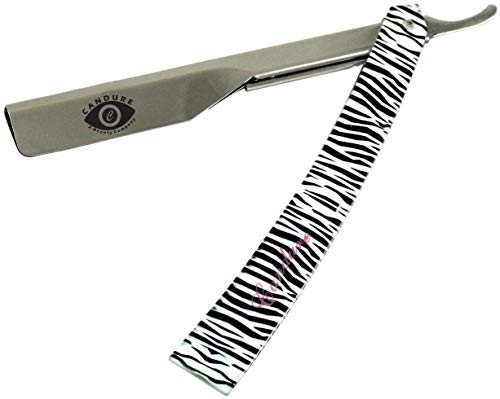 Candure Navaja Afeitar Barbero Profesional Afeitadora Barba Recta Para Afeitar de Barbero Plegable de Afeitar