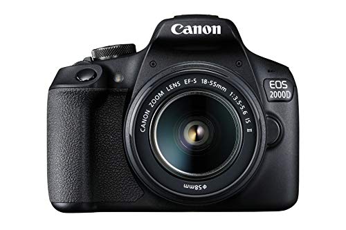 Canon EOS 2000d Cámara Réflex con El Objetivo EF-S 18 – 55 IS II + EF 50 1.8 STM Kit