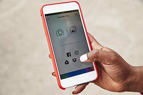 Canon Zoemini Pv-123 - Mini Impresora (Bluetooth, USB, 314 x 600 PPP, Canon Mini Print) Color Rosa