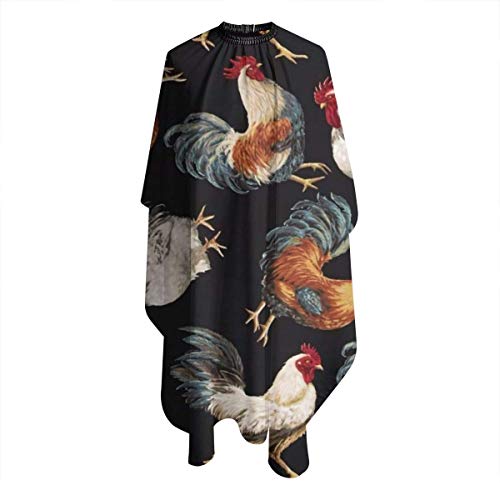 Capa de corte de pelo Pizza Zombies en el cielo nocturno Corte de pelo Delantal de salón Capa de corte de pelo para adultos Champú para el cabello Capas de peluquería 55 X 66 in