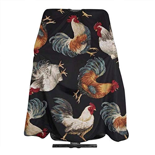 Capa de corte de pelo Pizza Zombies en el cielo nocturno Corte de pelo Delantal de salón Capa de corte de pelo para adultos Champú para el cabello Capas de peluquería 55 X 66 in