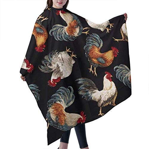 Capa de corte de pelo Pizza Zombies en el cielo nocturno Corte de pelo Delantal de salón Capa de corte de pelo para adultos Champú para el cabello Capas de peluquería 55 X 66 in