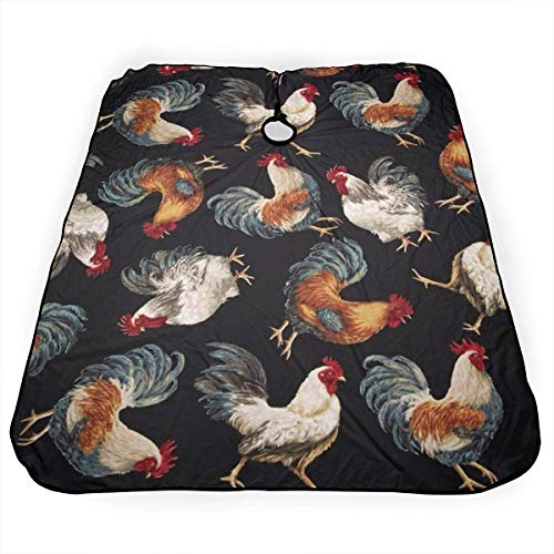 Capa de corte de pelo Pizza Zombies en el cielo nocturno Corte de pelo Delantal de salón Capa de corte de pelo para adultos Champú para el cabello Capas de peluquería 55 X 66 in