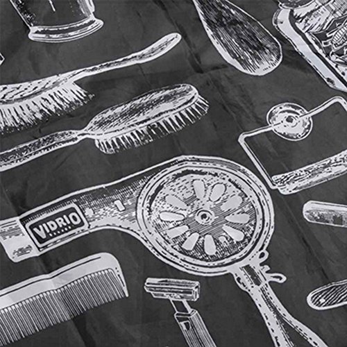 Capa de peluquería ndier, delantal de peluquería, Peluquería Cape, resistente al agua Impreso vestido para peluquería o Salones