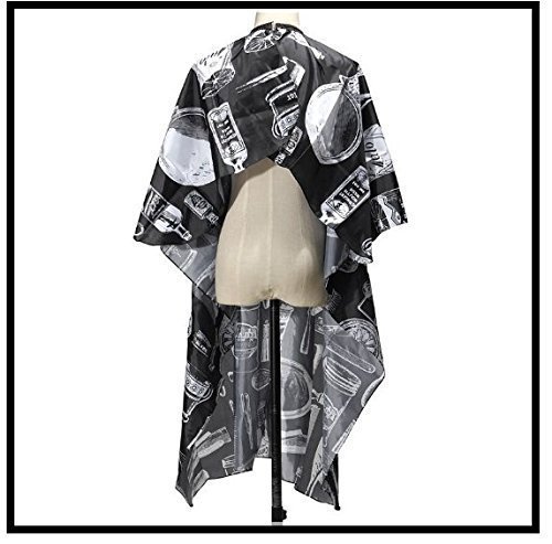 Capa de peluquería ndier, delantal de peluquería, Peluquería Cape, resistente al agua Impreso vestido para peluquería o Salones
