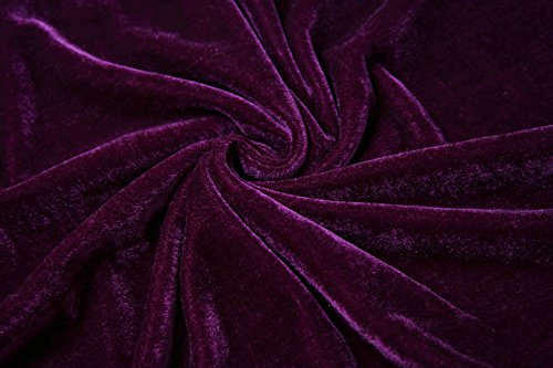 Capa Vglook, longitud completa, con capucha, unisex, para adultos, de terciopelo, para disfraces, Carnaval y Halloween, 150 cm