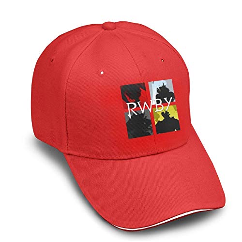 Cappello Unisex Adulto Hip-Hop del Berretto da Baseball RWBY 2 Unisex Baseball Cap Foldable Adjustable Baseball Hat Outdoor Sport Running Cap