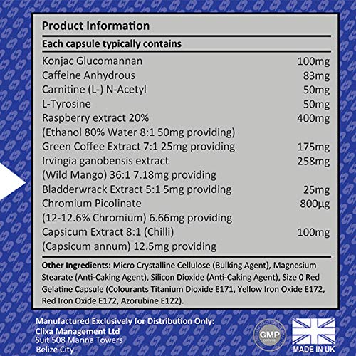 CAPSIMAX BURN | Pastillas para Adelgazar Rápido | Quemagrasas Potente y Natural | Supresor de Apetito para Perder Peso | Quemador de Grasa Abdominal | SUPER OFERTA 180 Pastillas