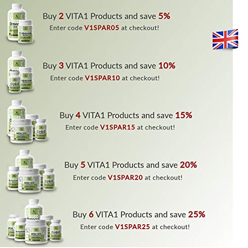 Cápsulas de aceite de Comino Negro 500mg de VITA1 • 180 cápsulas (un mes de suministro) • sin gluten, kosher y halal • Hecho en Alemania