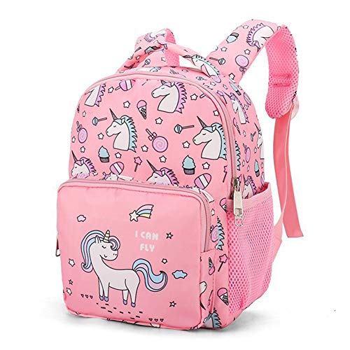 CAR-TOBBY 2019 mochila escolar para niños con diseño de unicornio para niñas de 2 a 5 años de edad Pk