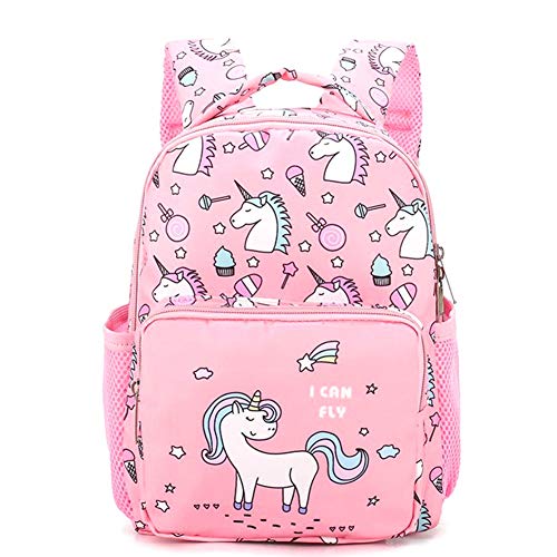 CAR-TOBBY 2019 mochila escolar para niños con diseño de unicornio para niñas de 2 a 5 años de edad Pk