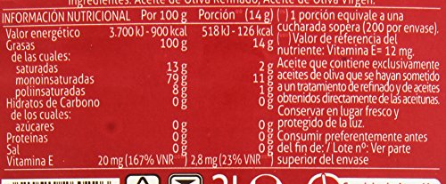 Carbonell Aceite de oliva refinado - Garrafa de 3 l