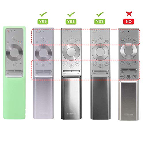 Carcasa de Silicona Antideslizante para Mando a Distancia Samsung BN59-01265A (Luminoso Verde)