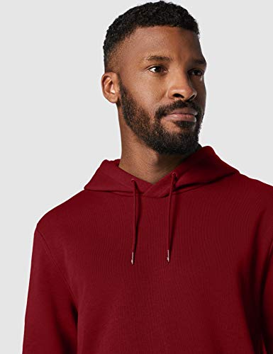 CARE OF by PUMA Sudadera de manga larga con capucha y forro para hombre, Rojo (Red), L, Label: L