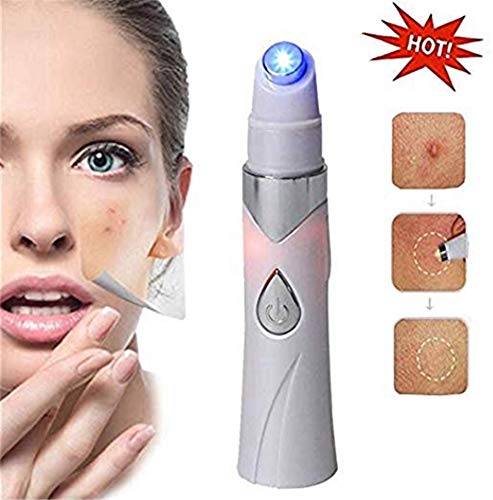 Carga acné azul potente antrenosa varices eliminación de acné pluma terapia de luz azul tratamiento equipo de belleza electrónica