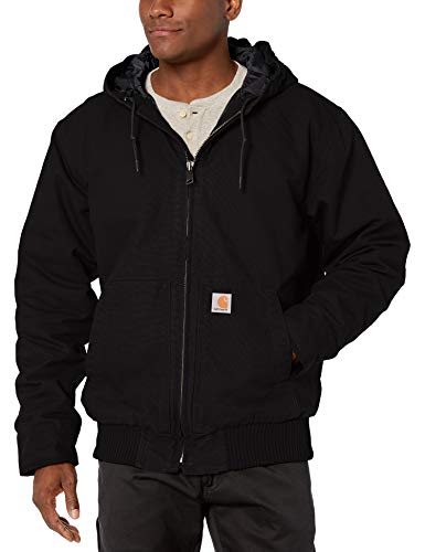 Carhartt Duck Active Jacket Chaqueta, Black, L para Hombre