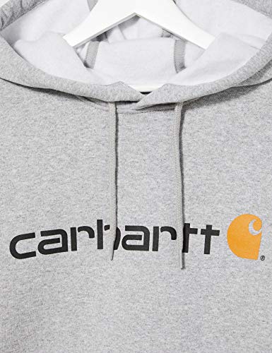 Carhartt Signature Logo Midweight Sweatshirt Jersey, Heather Grey, S para Hombre