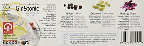 Carmencita, Paquete de Cardamomo (40g), Enebro (40g) y Flor de Hibisco (20g) - Total 100g
