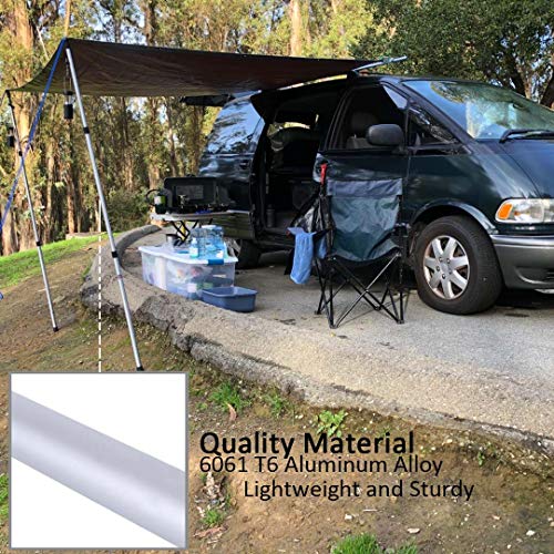 carpas de camping accesorios toldos Adecuado tienda de campaña familiar carpas plegables impermeables tela camping toldo de acampada , El toldo extensible como sombrilla playa proteccion uv anti fly