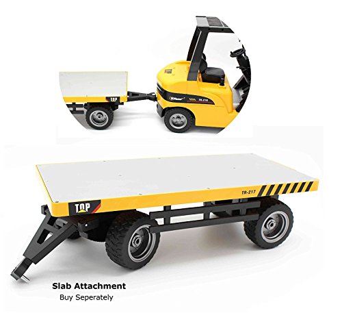 Carretilla elevadora de control remoto Jumbo RC Race superior - Camiones de juguete para automóviles de construcción de 8 canales, 1:10 ~ Heavy Metal - Para niños Niños Adultos Niños ~ (TR-216)