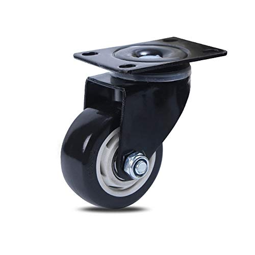 Carro de ruedas con Heavy Duty Ruedas Heavy Duty Ruedas for muebles - universal giratorio de 360 ​​grados giratoria ruedas for silla de escritorio Mesa de juguete Zapatos contenedores