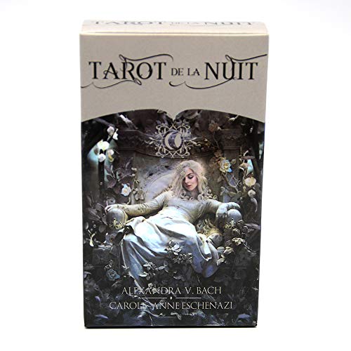 Cartas del Tarot de la Nuit Tejido a Partir del éter Nocturno por Carole-Anne Eschenazi Cubierta de 78 Cartas en Cinco Idiomas: inglés, español
