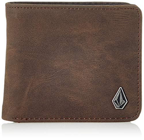 Cartera Brown Volcom Slim Stone PU WLT, Única