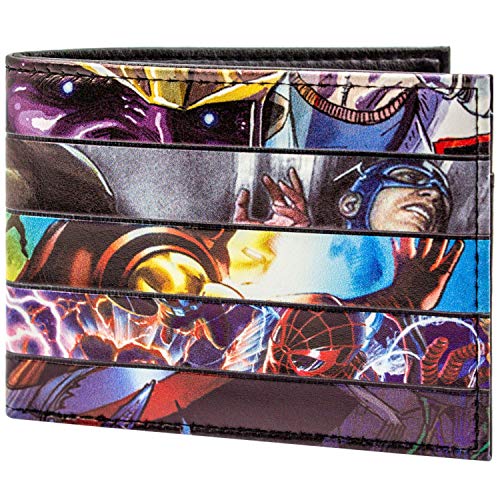 Cartera de Marvel Avengers carácter mixto Azul