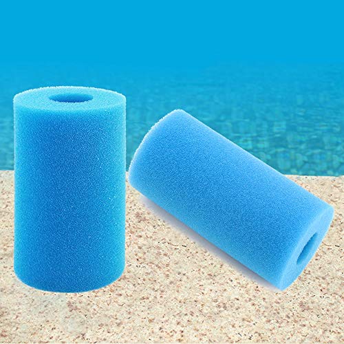 Cartucho de esponja de espuma de filtro de piscina lavable reutilizable para filtro de piscina de 2 uds