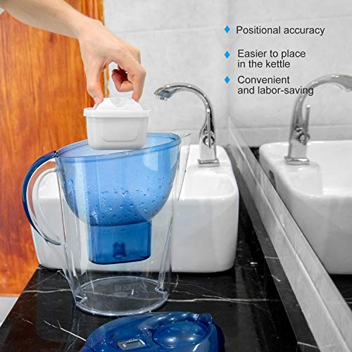 Cartuchos de Filtro para Todos Los Filtros de Agua BRITA MAXTRA+ con Carbón Activo para Reducir la Cal, iTrunk Paquete de 4 Cartuchos de Resina de Intercambio de Iones de Carbón Activo