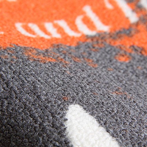 Carvapet Alfombras Cocina Lavable Antideslizante Alfombrilla de Goma Alfombra de Baño Alfombrillas Cocina (Batería de cocina, Gris)