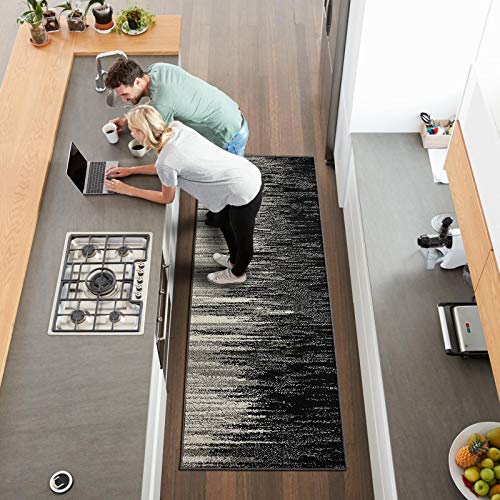 casa pura Alfombra Pasillo a Medida - Alfombra Pasillera Moderna | Alfombra por Metros para Pasillo, Habitación, Cocina | LOTTO | 3 Diseños | Mystic, 80x700 cm