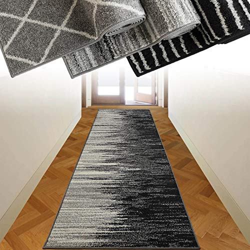 casa pura Alfombra Pasillo a Medida - Alfombra Pasillera Moderna | Alfombra por Metros para Pasillo, Habitación, Cocina | LOTTO | 3 Diseños | Mystic, 80x700 cm