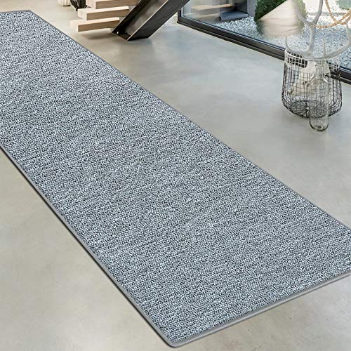 casa pura Alfombras Polipropileno Salón - Alfombras de Pasillo a Medida | London | Alfombras de Pelo Corto | Juego de Alfombrillas para Escaleras Disponibles | 11 Colores (Gris Claro, 200x250 cm)