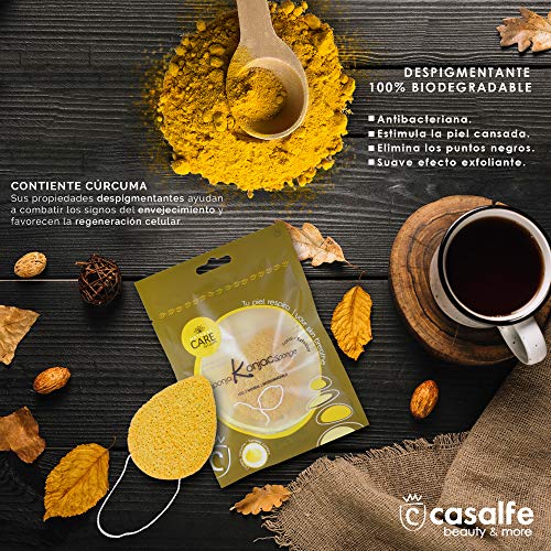 Casalfe Esponja Konjac Cúrcuma - 1 Unidad