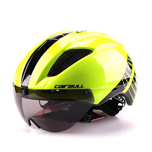 Casco de ciclismo Cairbull 2017. Casco de carreras súperligero de 280 gramos con gafas de sol, 5